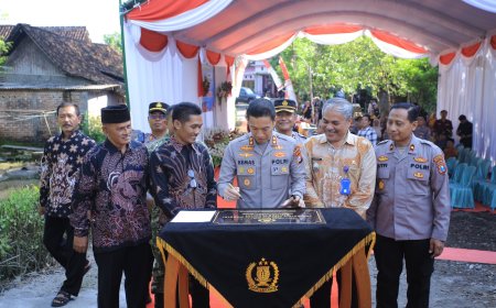 Jembatan Merah Putih Presisi Diresmikan, Akses Warga Lebih Aman