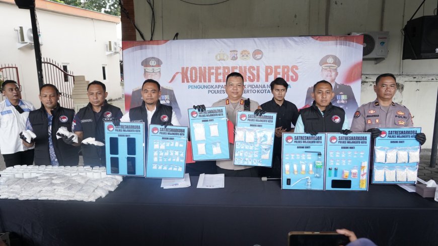 Barang Bukti Narkoba Miliaran Rupiah Berhasil Diamankan Polisi