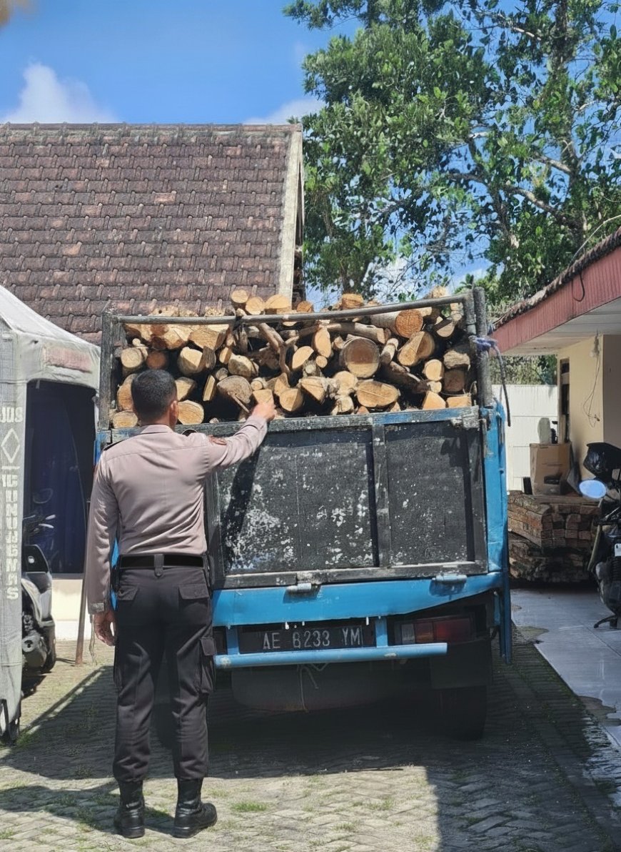 Polres Malang Tindak Pelanggaran Kehutanan