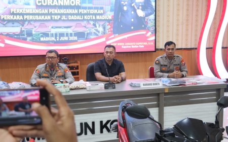 Polres Madiun Kota Amankan Residivis Pelaku Kejahatan Kendaraan Bermotor