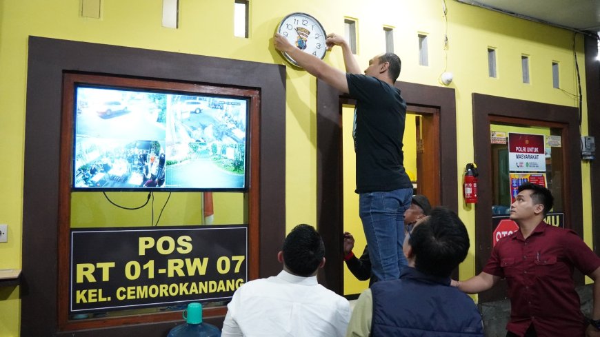 Kapolresta Malang Kota Serap Masukan Masyarakat di Poskamling