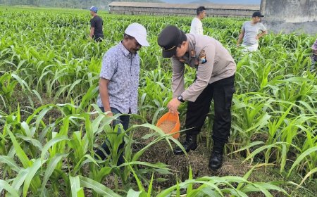 Polres Malang Perkuat Sinergi Warga dalam Mendukung Program Ketahanan Pangan Nasional